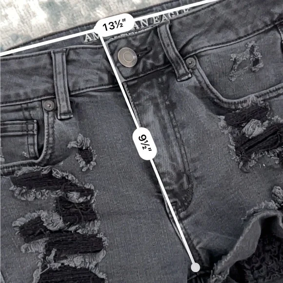 Black Jean Shorts - Picture 9 of 9